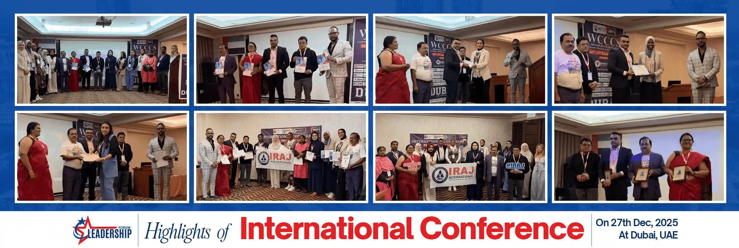Leadership Forum International Conference in Dubai, UAE, December 27, 2025