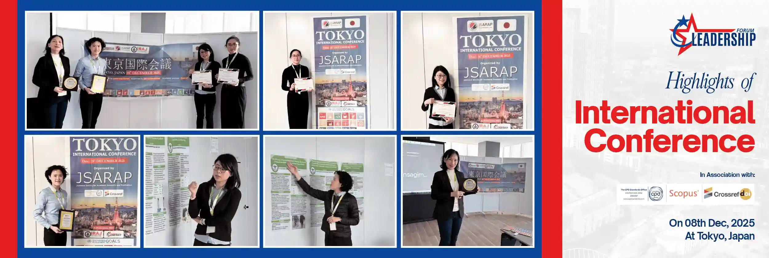 Leadership Forum International Conference in Tokyo, Japan, December 8, 2025
